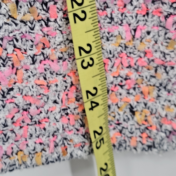 For The Republic Pink Multicolor Tweed Cardigan - Picture 10 of 12